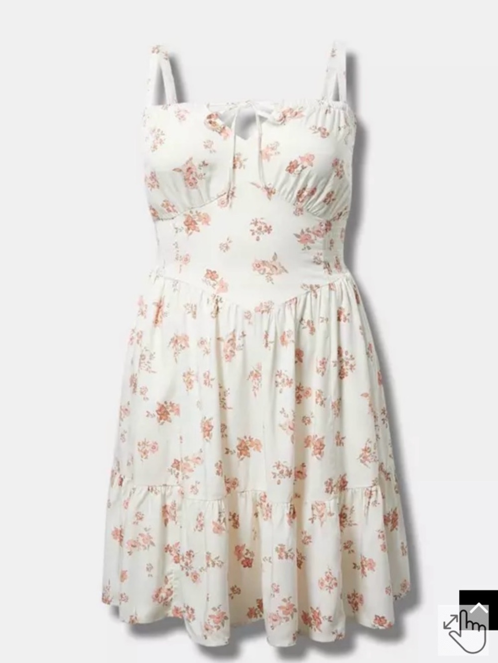 Challis Smocked Mini Dress - NWT